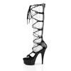 Pleaser - DELIGHT698 Bottes de plateforme - Noir Product image